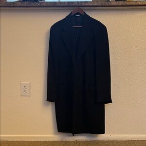 Men's Black Coat Made in Italy, Piacenza